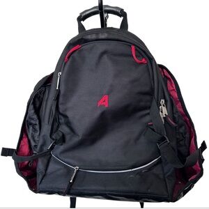 Athalon Black and Red Backpack
